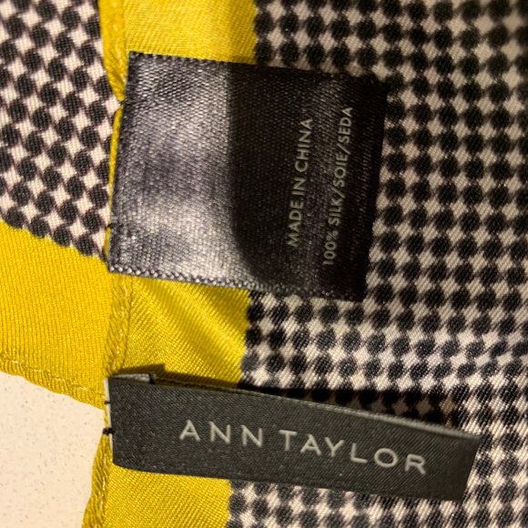 Ann Taylor Silk Little Scarf - Picture 2 of 3